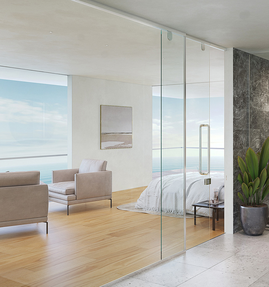 重量ガラス扉用引戸 ジュニア 100S/GPの施工例・採用事例