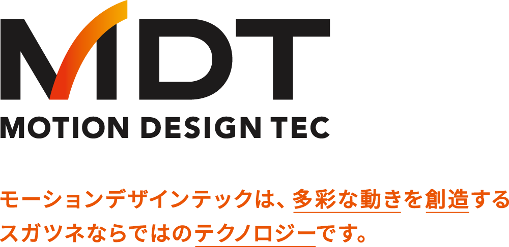 モーション デザインテック(MDT)とは？ 開閉にさらなる動きを与える、機構部品のスガツネならではの技術です