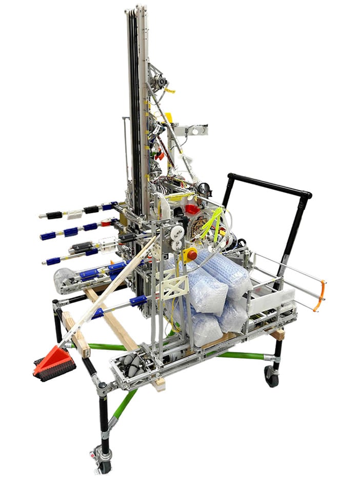 東京工科大学 ロボコン挑戦プロジェクト「プロジェクトR」「R2」（2022年 NHK学生ロボコン出場機体）