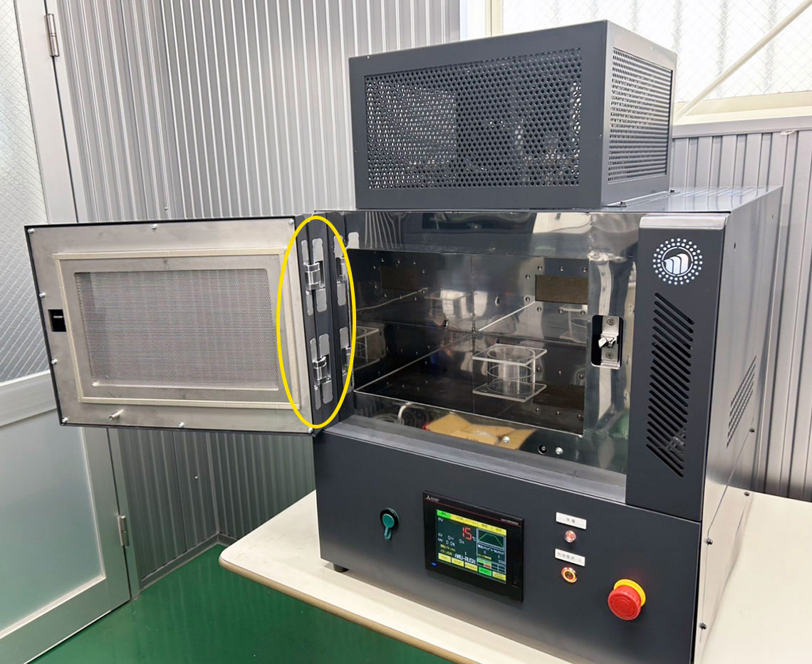 三次元調整機能付隠し蝶番 HES3D-120型の使用例・採用事例